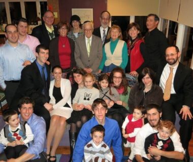 Generations of the Horwitz family gathered for a celebration