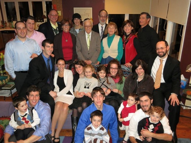 Generations of the Horwitz family gathered for a celebration